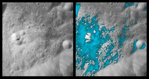 Forr�s: ISRO, NASA, JPL-Caltech, USGS, Brown